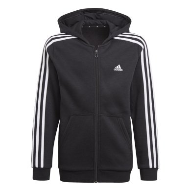 adidas Kapuzenjacke Essentials 3-Streifen schwarz Jungen